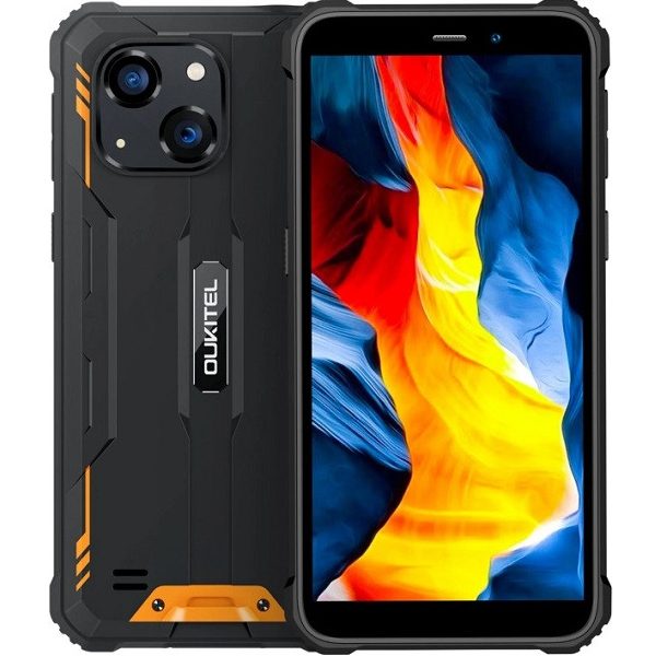 OUKITEL smartphone WP32, 6", 4/128GB, 6300mAh, IP68/IP69K, πορτοκαλί