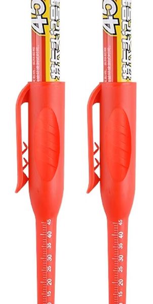 Ανεξίτηλος μαρκαδόρος σημαδέματος TOOL-0100 με μακριά μύτη, 45mm, κόκκινος, 2τμχ