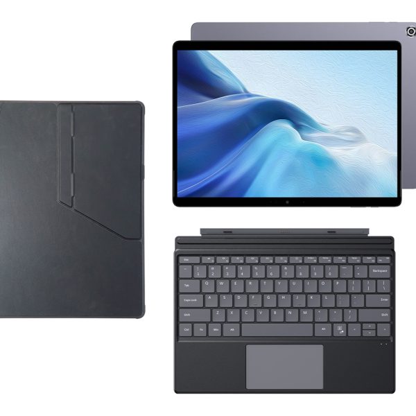 CHUWI tablet Hi10 Max με πληκτρολόγιο/στυλό αφής/θήκη, 12.9", 12/512GB, Windows 11 Pro, 4800mAh, γκρι