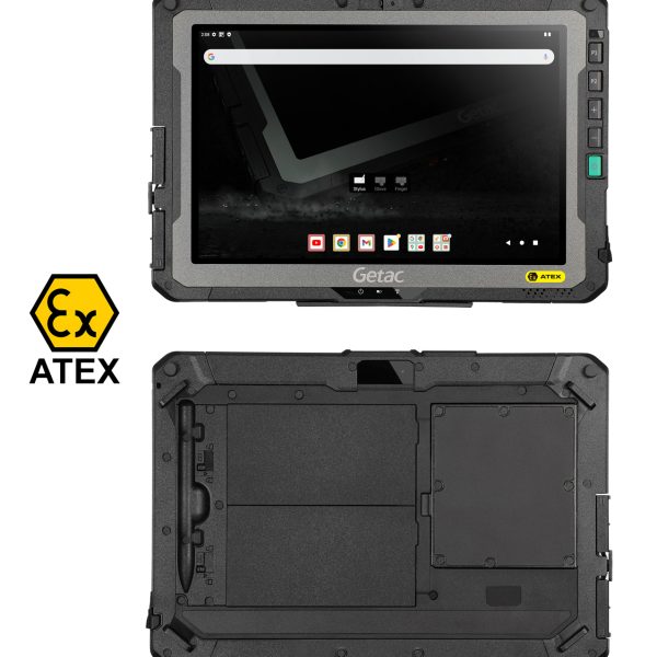 GETAC tablet ZX10-EX, 10.1", 4/64GB, 4G, 9980mAh, IP66/MIL-STD-810H/ATEX/IECEx, Android 13, μαύρο