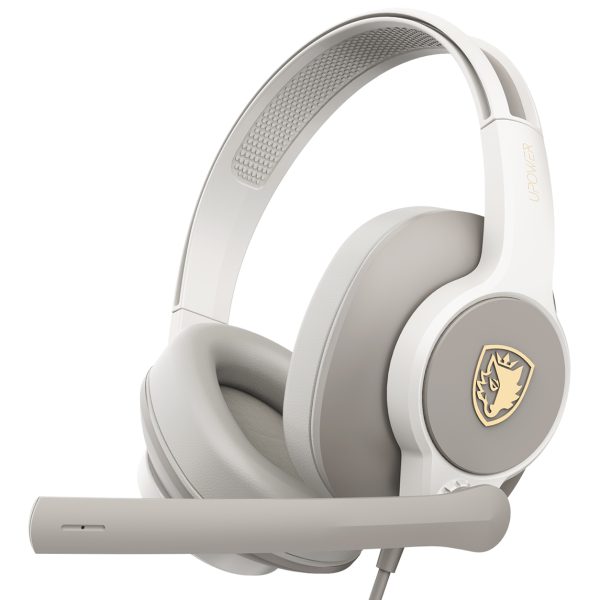 SADES gaming headset UPOWER, 3.5mm σύνδεση, 40mm, γκρι