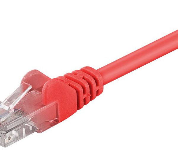 GOOBAY καλώδιο δικτύου 68379, CAT 5e U/UTP, CCA, 5m, κόκκινο