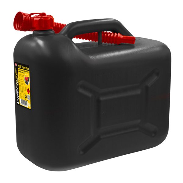 MOJE AUTO δοχείο καυσίμων 94-066 με σπιράλ, πλαστικό, 20lt, μαύρο