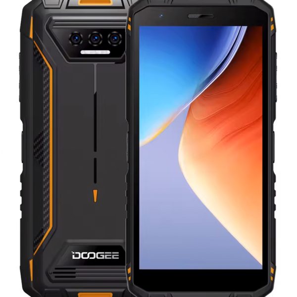 DOOGEE smartphone S41T, 5.5", 4/64GB, 6300mAh, IP68/IP69K, πορτοκαλί