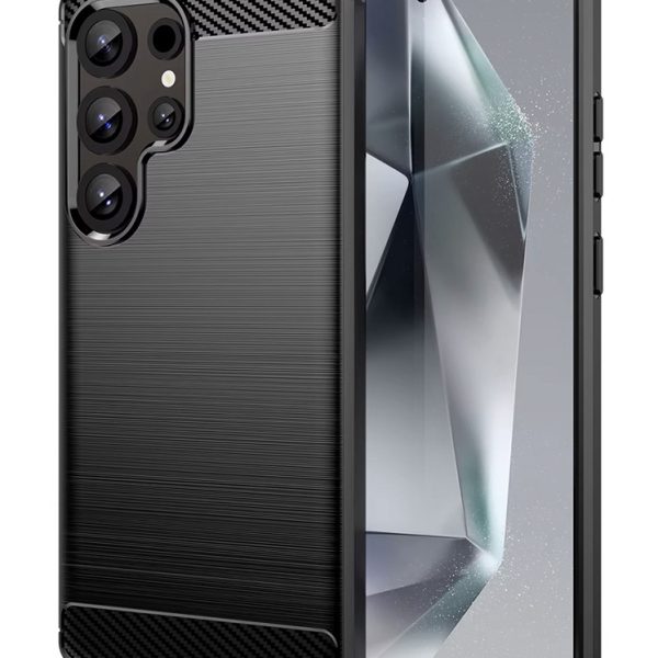 POWERTECH Θήκη Carbon MOB-2007 για Samsung S24 Ultra, μαύρη