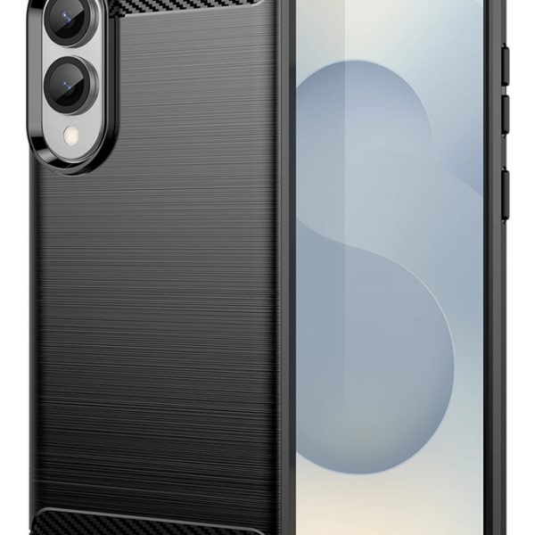 POWERTECH Θήκη Carbon MOB-2009 για Samsung S25 Edge, μαύρη