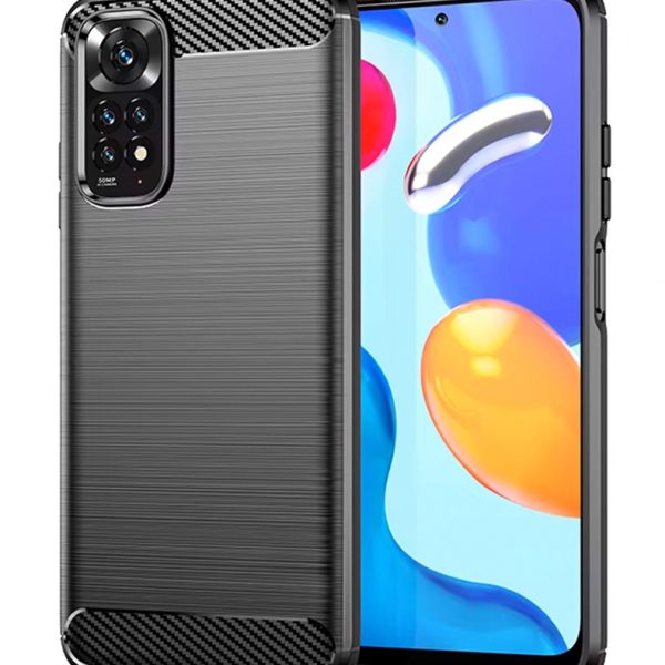 POWERTECH Θήκη Carbon MOB-2012 για Xiaomi Redmi Note 11/Note 11S, μαύρη
