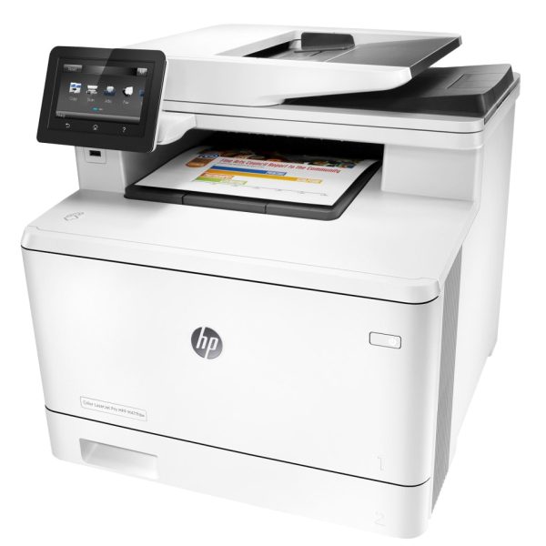 HP used εκτυπωτής LaserJet Pro M477fdw, color, MFP, WiFi, χωρίς toner