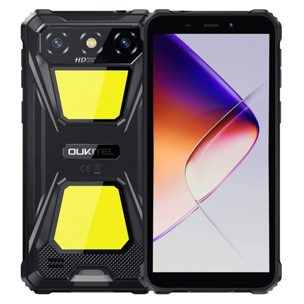 OUKITEL smartphone G5, 6", 4/128GB, 6300mAh, IP68/IP69K, μαύρο