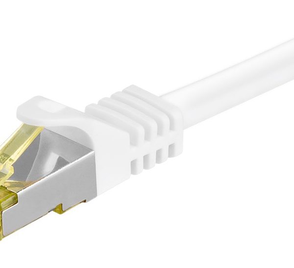GOOBAY καλώδιο δικτύου 91091, CAT 7 S/FTP, copper, 500MHz, 1m, λευκό