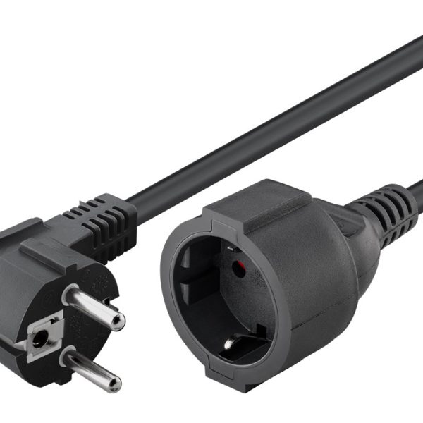 GOOBAY μπαλαντέζα προέκταση ρεύματος 93094, schuko, 3x 1.5mm², 5m, μαύρη