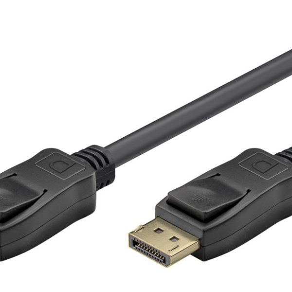 GOOBAY καλώδιο DisplayPort 74778, VESA Certified, 8K/60Hz, 32.4 Gbps, 2m, μαύρο