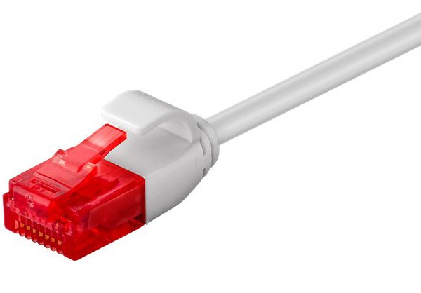 GOOBAY καλώδιο δικτύου 71546, CAT 6 U/UTP, slim, copper, 250MHz, 0.25m, γκρι