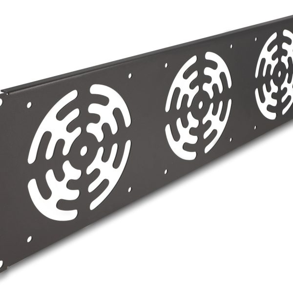 DELOCK κάλυμμα για 3x 120mm ανεμιστήρες 66747 για rack 19"/3U, μεταλλικό, μαύρο