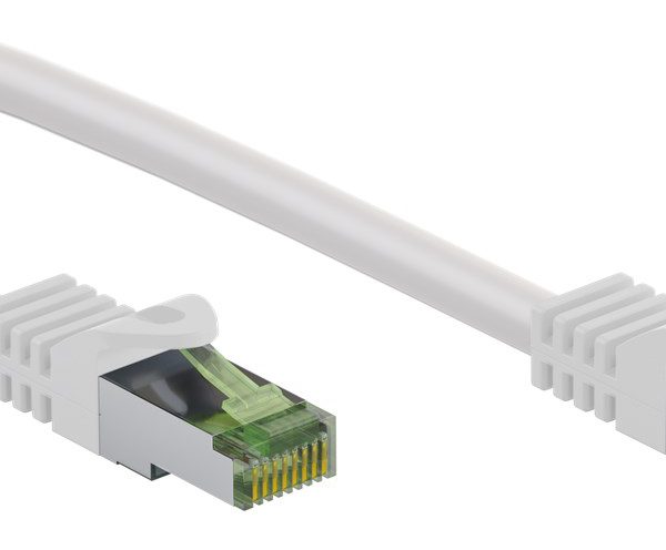 GOOBAY καλώδιο δικτύου 61103, CAT 8.1 S/FTP, copper, GHMT, 0.50m, λευκό
