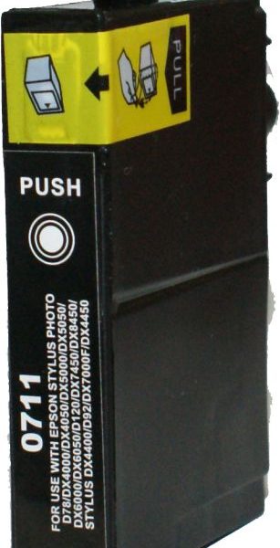 Συμβατο InkJet για Epson No 711, 13ml, μαύρο