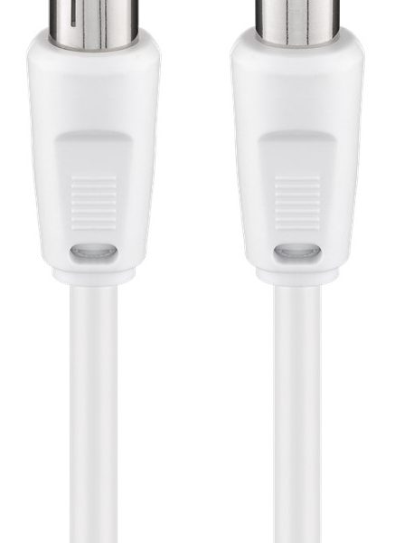 GOOBAY καλώδιο κεραίας αρσενικό σε θηλυκό 11515, <70dB, CCS, 15m, λευκό