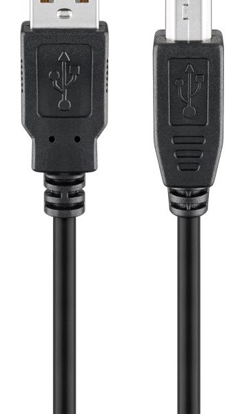 GOOBAY καλώδιο USB 2.0 σε USB Type B 93596, 1.8m, μαύρο