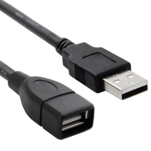 POWERTECH καλώδιο προέκτασης USB CAB-U011, 480Mbps, 1.5m, μαύρο