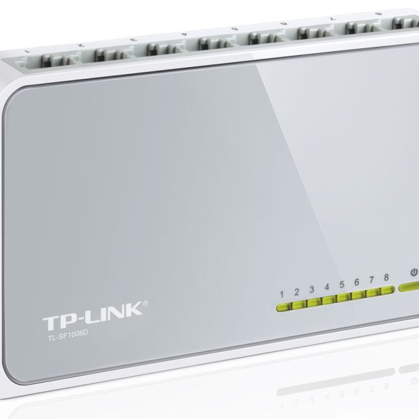 TP-LINK Desktop Switch TL-SF1008D, 8-port 10/100Mbps, Ver. 8.2