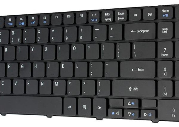Πληκτρολόγιο για Acer Aspire 5252/5336/5552/5736/5736G, US, μαύρο