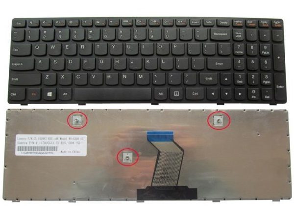 Πληκτρολόγιο για Lenovo IdeaPad G500/G505/G510, US, μαύρο
