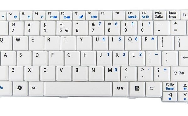 Πληκτρολόγιο για Acer A110/A150, λευκό
