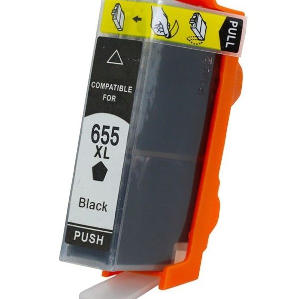 Συμβατό Inkjet για HP, 655, 21.6ml, μαύρο