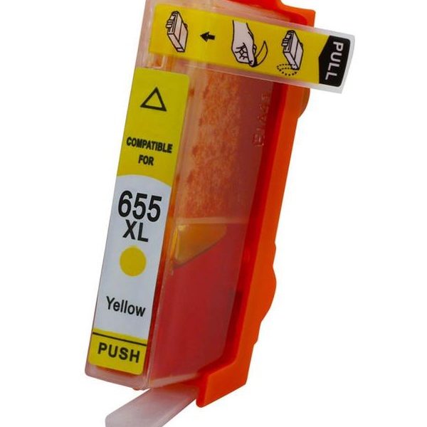 Συμβατό Inkjet για HP, 655, 14.6ml, κίτρινο