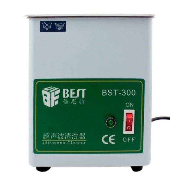 BEST Ultrasonic Cleaner BST-300, Stainless Steel, 50W