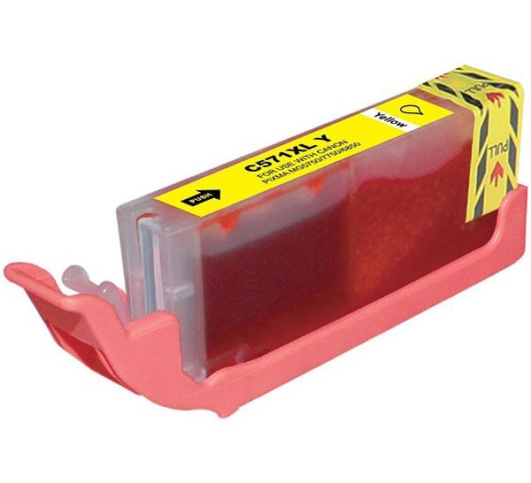 Συμβατό Inkjet για CANON, 571 XL, 12.2ml, κίτρινο
