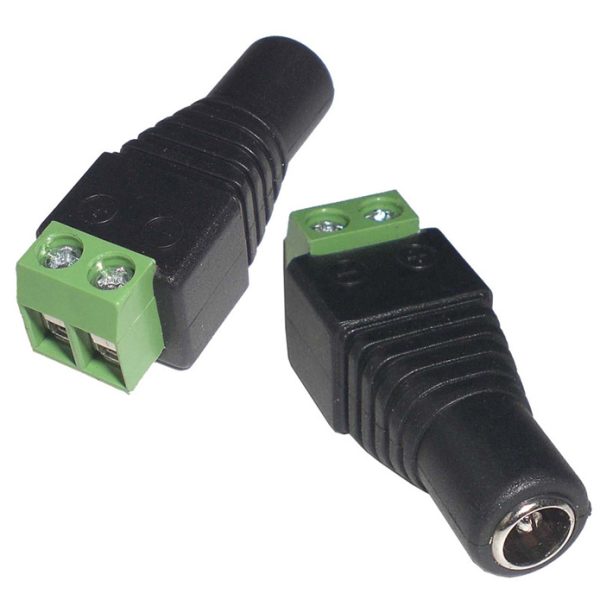 Βύσμα τροφοδοσίας DC θηλυκό ST-DC08, 5.5 x 2.1mm, σε κλέμα, 5 τμχ