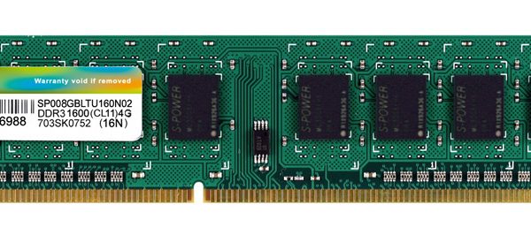 SILICON POWER μνήμη RAM 8GB DDR3, 1600MHz PC3-12800, 1.5V