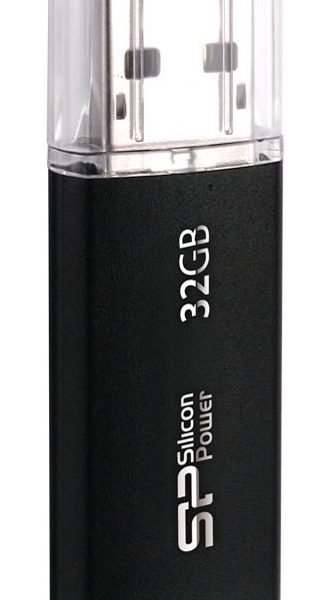 SILICON POWER USB Flash Drive Ultima II-I, 32GB, USB 2.0, μαύρο