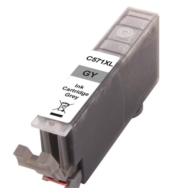 Συμβατό Inkjet για Canon, 571 XL, 12.2ml, γκρι