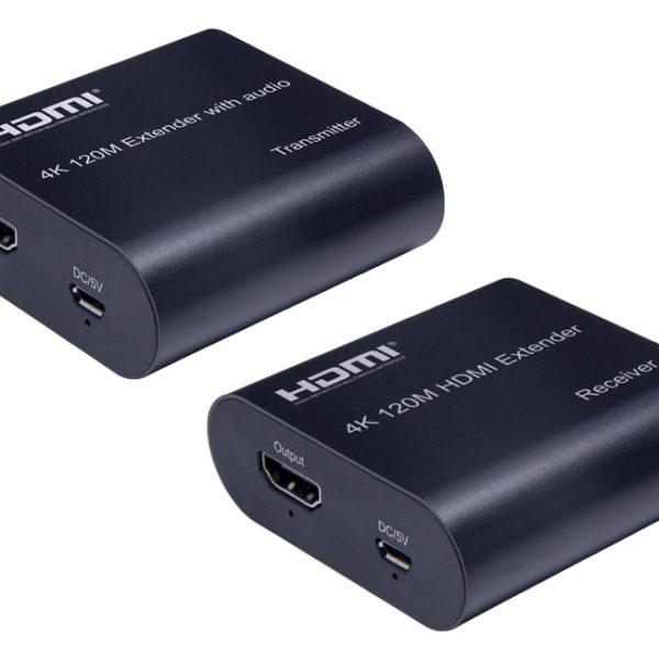 POWERTECH HDMI video extender CAB-H075 μέσω καλωδίου RJ45, 4K, 120m