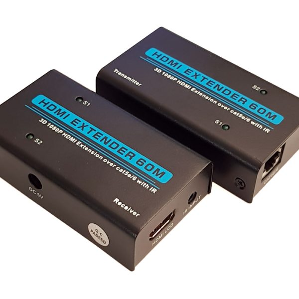 POWERTECH HDMI video extender CAB-H074 μέσω καλωδίου RJ45, 1080p, 60m