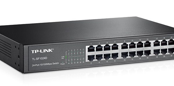 TP-LINK Desktop Switch TL-TL-SF1024D, 10/100Mbps, 24 Θύρες, Ver. 3.0