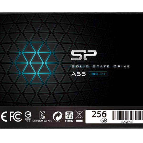 SILICON POWER SSD A55 256GB, 2.5", SATA III, 460-450MB/s, 7mm
