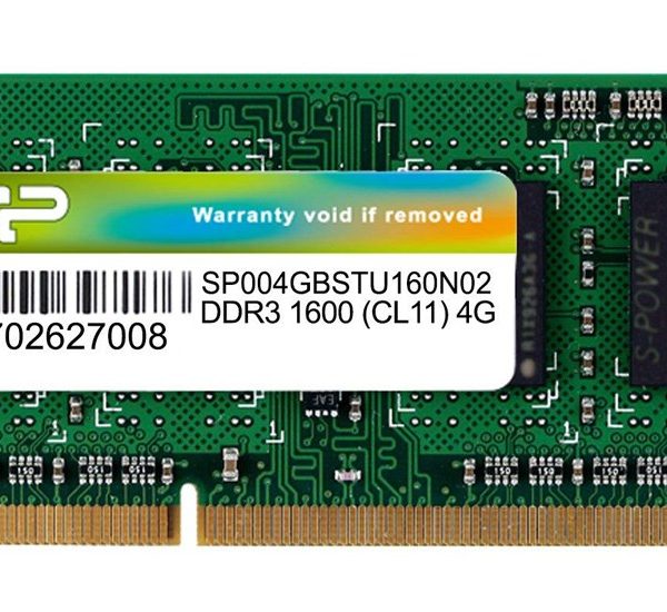 SILICON POWER Μνήμη DDR3 SODimm, 4GB, 1600MHz, PC3-12800, CL11