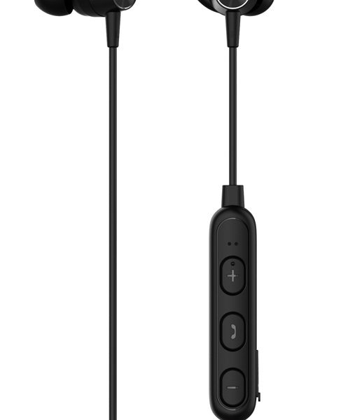 YISON earphones E14 με μαγνήτη, Bluetooth, 10mm, 65mAh, μαύρα