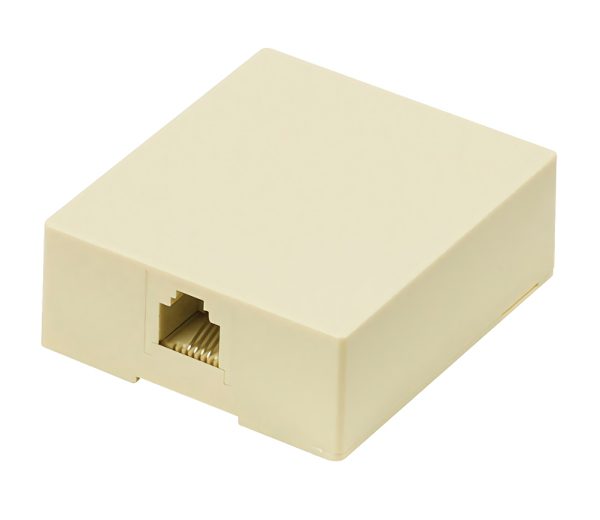 POWERTECH Πρίζα τηλεφώνου CAB-T027, RJ11 6p4c, μπεζ