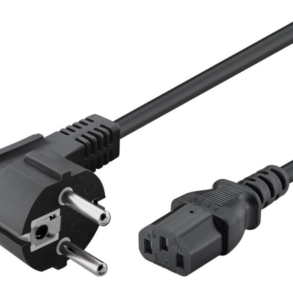 POWERTECH Καλώδιο τροφοδοσίας CAB-P020, 3x 0.75mm², CCS, 1.5m, μαύρο