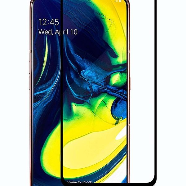 POWERTECH Tempered Glass 5D Full Glue, Samsung A71/A80/A90(S), μαύρο