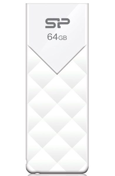SILICON POWER USB Flash Ultima U03, 64GB, USB 2.0, λευκό
