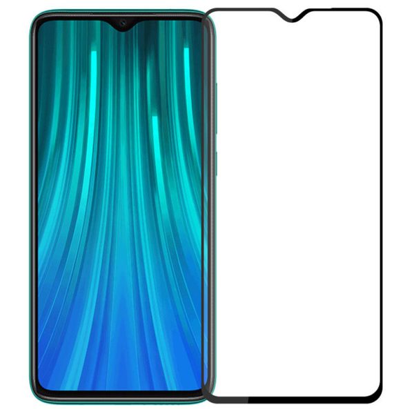 POWERTECH Tempered Glass 5D, Full Glue, Xiaomi Redmi Note 8 Pro, μαύρο