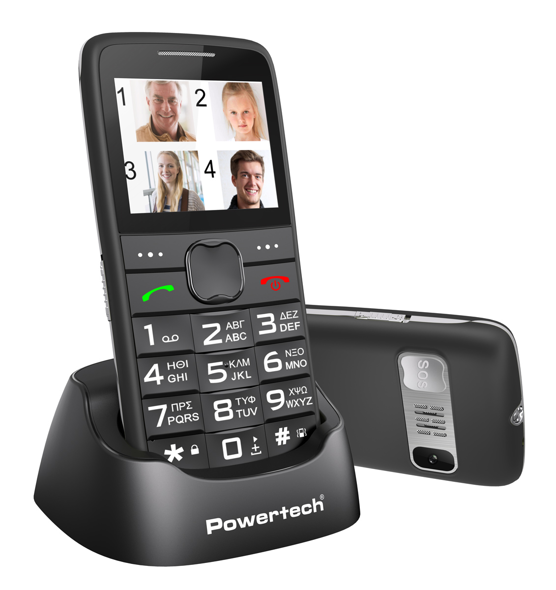 POWERTECH κινητό τηλέφωνο Sentry Eco V2 PTM-18