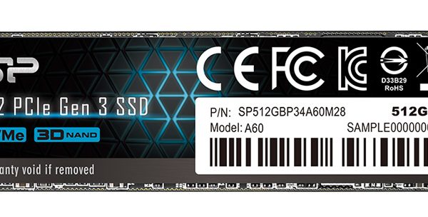 SILICON POWER SSD PCIe Gen3x4 P34A60 M.2 2280, 512GB, 2.200-1.600MB/s