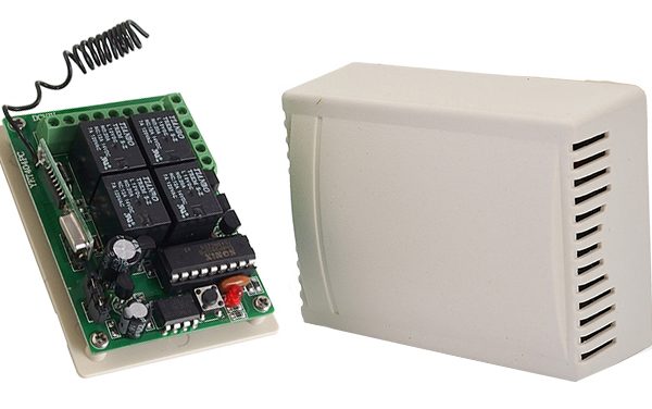 Ασύρματος δέκτης τηλεχειρισμού 4 καναλιών YET404PC, 433MHz