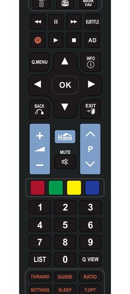 POWERTECH Τηλεχειριστήριο PT-830 για τηλεοράσεις LG